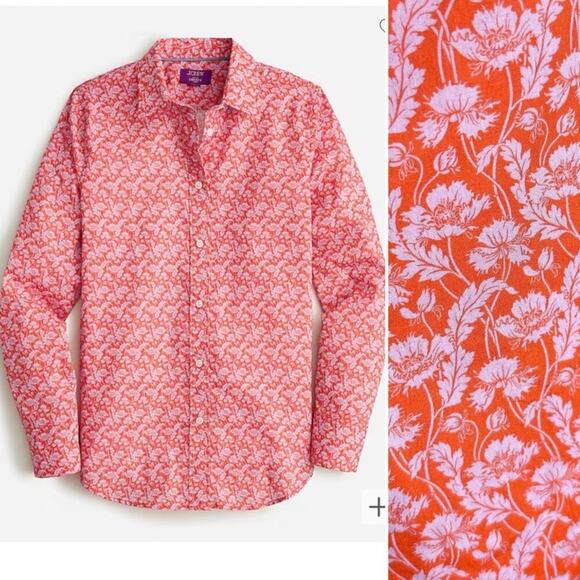 J.Crew Tops - J. Crew Liberty Fabric Slim-Fit Button-down Shirt in Toutouayette Fabric
